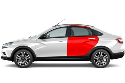 Дверь задняя левая в сборе LADA VESTA NG Cross седан Оригинал 8460013100
